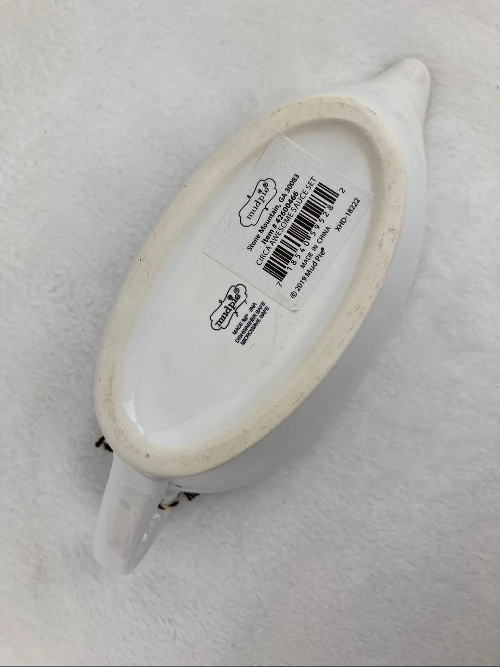 Mud Pie Circa Awesome Sauce Set NWT Gravy/Condiment Boat